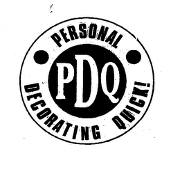 PDQ PERSONAL DECORATING QUICK! 