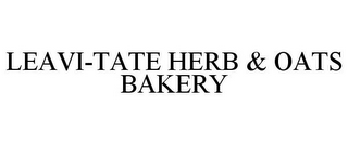 LEAVI-TATE HERB & OATS BAKERY 