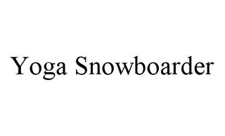 YOGA SNOWBOARDER 