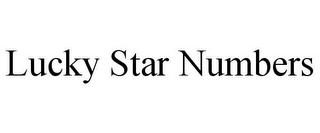 LUCKY STAR NUMBERS 