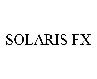 SOLARIS FX 