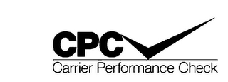 CPC CARRIER PERFORMANCE CHECK 