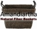 Natural Fiber Baskets 