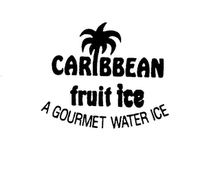 CARIBBEAN FRUIT ICE A GOURMET WATER ICE 