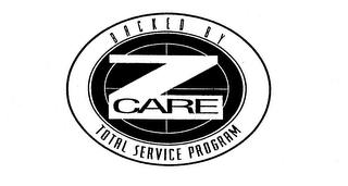 ZCARE BACKED BY TOTAL SERVICE PROGRAM 