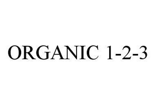 ORGANIC 1-2-3 