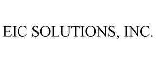 EIC SOLUTIONS, INC. 