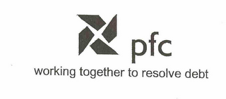 PFC WORKING TOGETHER TO RESOLVE DEBT 
