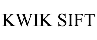 KWIK SIFT 
