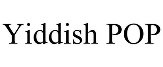 YIDDISH POP 