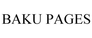BAKU PAGES 