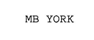 M.B. YORK 