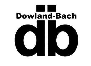 DOWLAND-BACH DB 