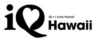 IQ HAWAII, IQ + I LOVE HAWAII 