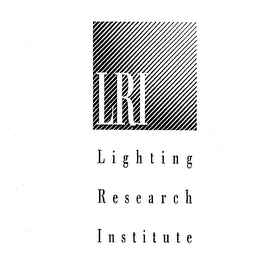LRI LIGHTING RESEARCH INSTITUTE 