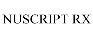 NUSCRIPT RX 