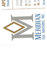 M MERIDIAN TAX ADVISORS, INC. 