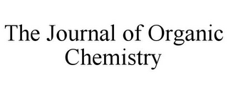 THE JOURNAL OF ORGANIC CHEMISTRY 