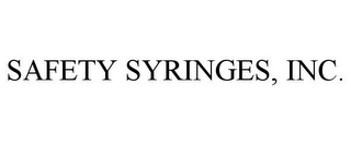 SAFETY SYRINGES, INC. 