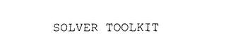 SOLVER TOOLKIT 