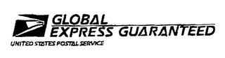 GLOBAL EXPRESS GUARANTEED UNITED STATES POSTAL SERVICE 