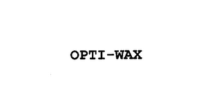 OPTI-WAX 