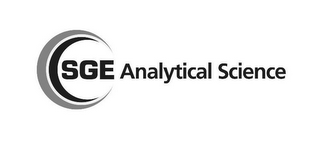 SGE ANALYTICAL SCIENCE 