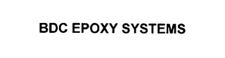 BDC EPOXY SYSTEMS 