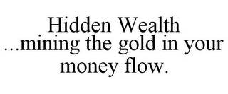 HIDDEN WEALTH ...MINING THE GOLD IN YOUR MONEY FLOW. 