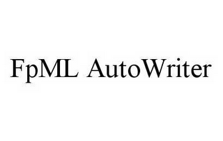 FPML AUTOWRITER 