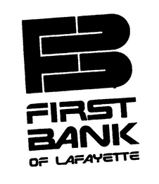 FB FIRST BANK OF LAFAYETTE 