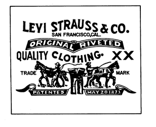 may 20 1873 levi's