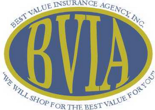 BVIA BEST VALUE INSURANCE AGENCY, INC. "WE WILL SHOP FOR THE BEST VALUE FOR YOU" 