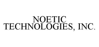 NOETIC TECHNOLOGIES, INC. 