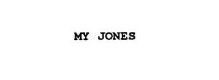 MY JONES 