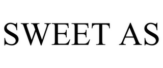 SWEET AS 