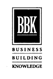 BBK BUILDING BUSINESS KNOWLEDGE 