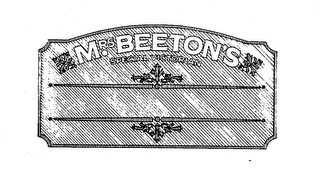 MRS. BEETON'S SPECIAL VICTORIAN 