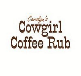 CAROLYN'S COWGIRL COFFEE RUB 