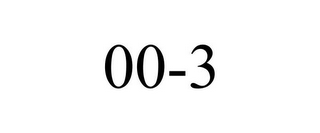 00-3 