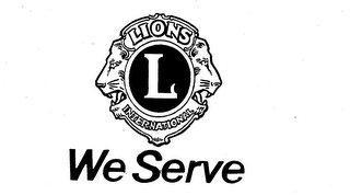 L LIONS INTERNATIONAL WE SERVE 