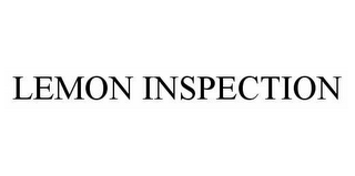 LEMON INSPECTION 