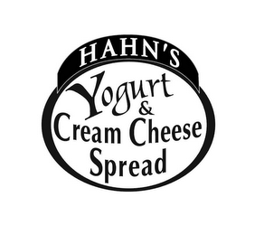 HAHN'S YOGURT & CREAM CHEESE SPREAD 