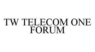 TW TELECOM ONE FORUM 