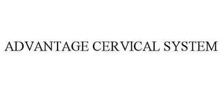 ADVANTAGE CERVICAL SYSTEM 