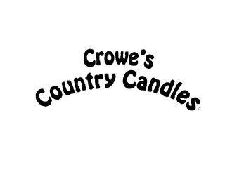 CROWE'S COUNTRY CANDLES 