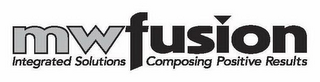MWFUSION INTEGRATED SOLUTIONS COMPOSING POSITIVE RESULTS 