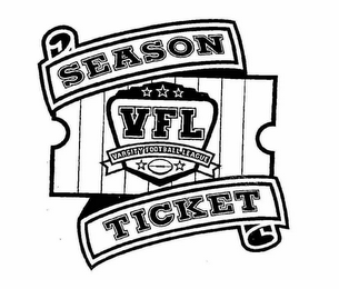 VFL VARSITY FOOTBALL LEAGUE SEASON TICKET 