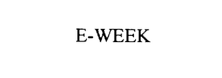 E-WEEK 
