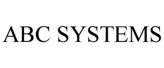 ABC SYSTEMS 